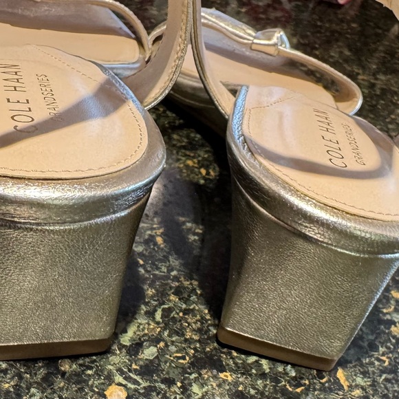 Cole Haan Gold Sandal - Picture 3 of 5